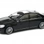 Mercedes Benz S Class with Sunroof Black "NEX Models" 1/24 Diecast Model Car by Welly