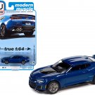 2018 Chevy Camaro ZL1 Hyper Blue 1/64 Auto World Modern Muscle Diecast 2018 Chevy Camaro ZL1 Hyper Blue 1/64 Auto World Modern Muscle Diecast