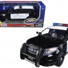 2015 Ford Police Interceptor Utility 1/24 Motormax Lights & Sounds Diecast