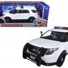 2015 Ford Police Interceptor Utility 1/18 Motormax Lights & Sounds Diecast