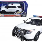 2015 Ford Police Interceptor Utility 1/24 Motormax Lights & Sounds Diecast