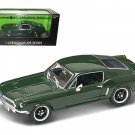 1968 Ford Mustang GT Green 1/43 Diecast Car Model Signature Series by Road Signature