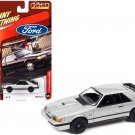 1986 Ford Mustang SVO Silver 1/64 Johnny Lightning Diecast Car 1986 Ford Mustang SVO Silver 1/64 Johnny Lightning Diecast Car
