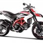 2013 Ducati Hypermotard SP White Red Black 1/12 Maisto Motorcycle Model