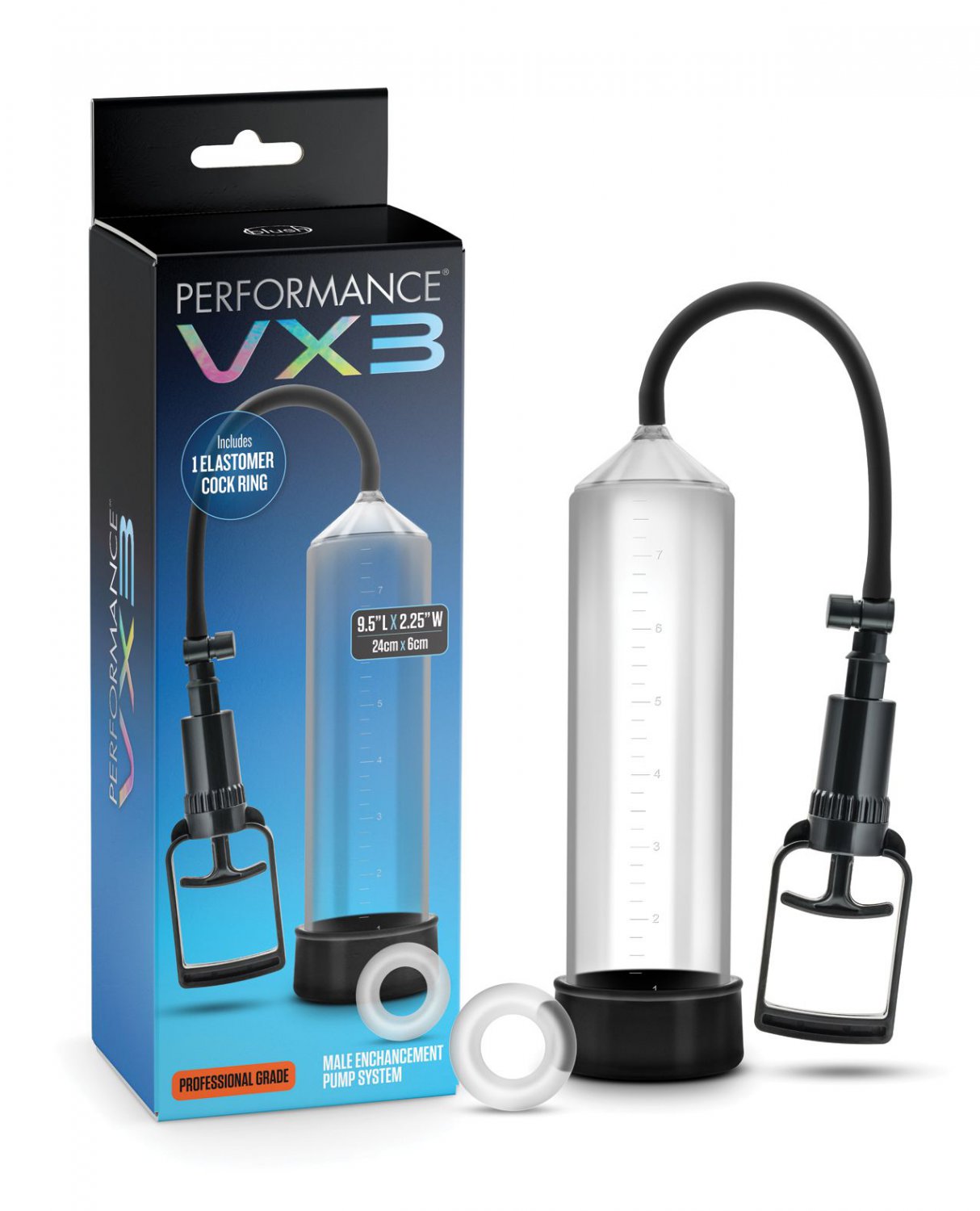 Blush Performance VX3 Male Enhancement Pump System Clear