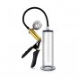 Blush Performance VX6 Male Enhancement Pump System Clear Brass Pressure Gauge