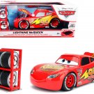Lightning McQueen #95 Disney Pixar Cars Diecast Car with Extra Wheels Jada