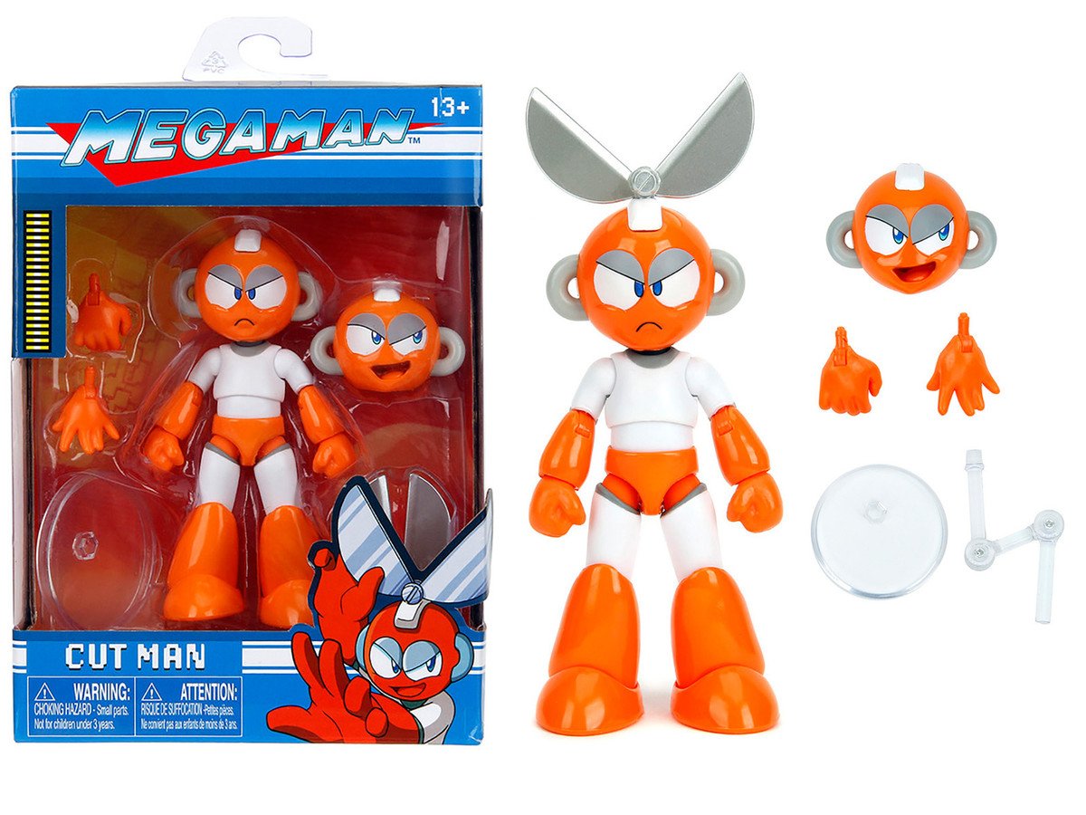 Jada Cut Man Mega Man 4.5 Inch Action Figure with Accessories