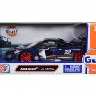 McLaren Senna #56 Gulf Oil 1/24 Diecast Car Blue Orange Motormax
