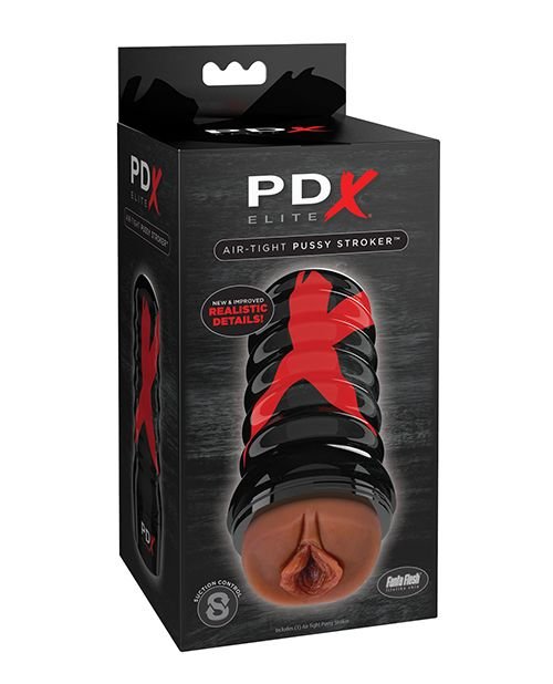 PDX Elite Air Tight Stroker Brown Male Masturbator