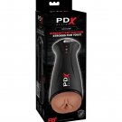 PDX Elite F* Gasm Stroker Brown Male Masturbator**