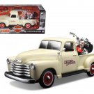 1950 Chevy 3100 Pickup & 2001 Harley Heritage Springer Diecast Set