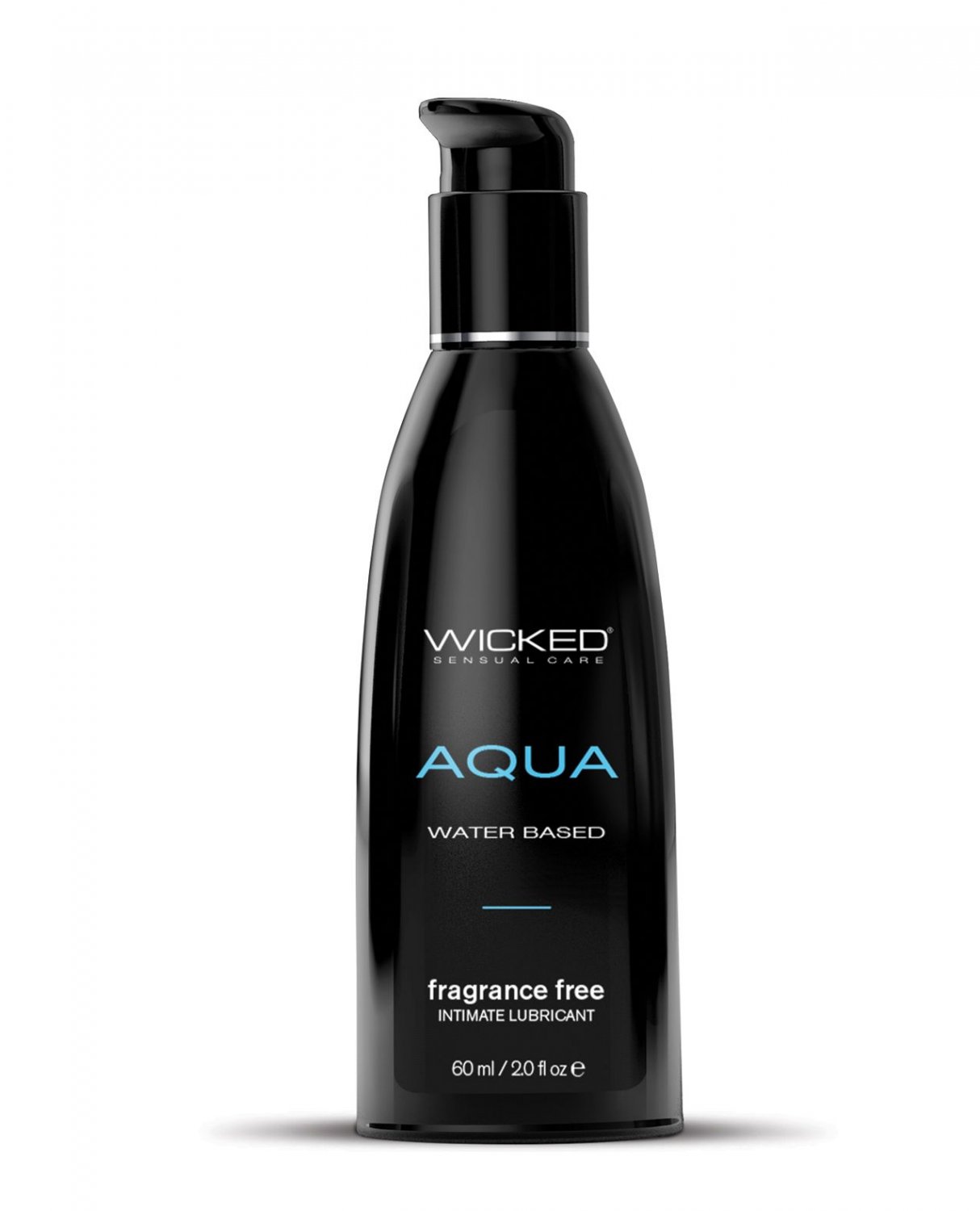Wicked Aqua Water Based Personal Lubricant Fragrance Free 2 oz