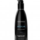 Wicked Aqua Water Based Personal Lubricant Fragrance Free 2 oz