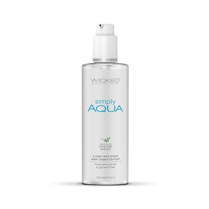 Wicked Aqua Simply Water Based Personal Lubricant 4 oz