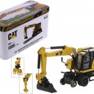 CAT Caterpillar M323F Railroad Excavator Yellow 1/87 HO Diecast Masters
