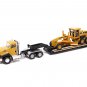 CAT CT660 Day Cab Lowboy Trailer & 163H Grader 1/87 HO Diecast Masters