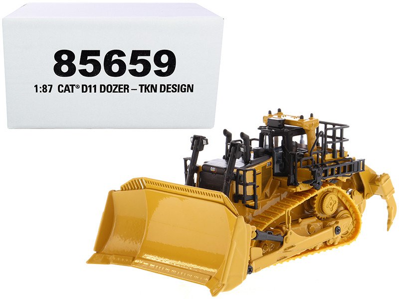 CAT Caterpillar D11 Track Type Dozer TKN Design 1/87 HO Diecast Masters