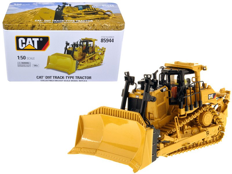 CAT Caterpillar D9T Track Type Tractor w Operator 1/50 Diecast Masters
