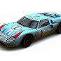 1966 Ford GT40 Mk II #1 Miles Hulme Le Mans Dirty 1/18 Diecast Shelby