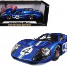 1967 Ford GT Mk IV #4 Ruby Hulme Le Mans 1/18 Diecast Shelby