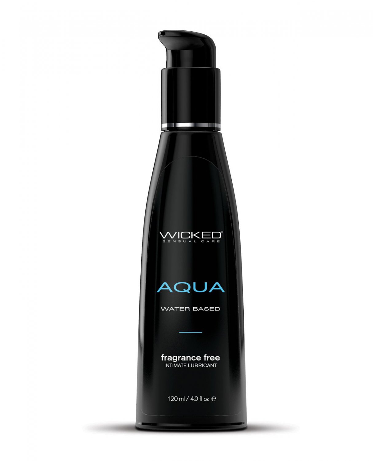 Wicked Sensual Care Aqua Waterbased Lubricant - 4 oz Fragrance Free