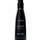Wicked Sensual Care Aqua Waterbased Lubricant - 4 oz Fragrance Free