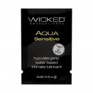 Wicked Aqua Sensitive Water Based Lubricant 0.1 oz 10 Pack
