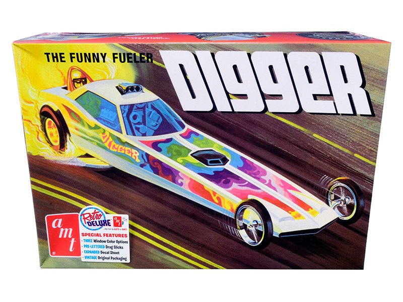 AMT Digger Dragster The Funny Fueler 1/25 Model Kit Skill 2