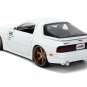 1985 Mazda RX-7 White JDM Tuners 1/24 Diecast Jada