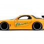 1993 Mazda RX-7 HKS Power Yellow 1/24 Diecast Jada