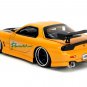 1993 Mazda RX-7 HKS Power Yellow 1/24 Diecast Jada