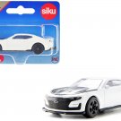 Chevrolet Camaro White with Black Hood Diecast Model Car by Siku Chevrolet Camaro White with Black Hood Diecast Model Car by Siku