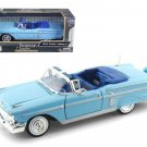 1958 Chevrolet Impala Convertible Blue 1/24 Diecast Motormax