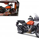 2021 Harley-Davidson Pan America 1250 Orange Black 1/12 Diecast Motorcycle Maisto