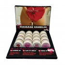 Valentines Massage Candles Prepack Tray - Display of 16