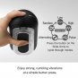 TENGA Flip 0-Zero Electronic Vibration Black Reusable Sleeve