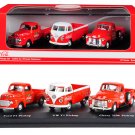 Coca-Cola Classic Pickups Gift Set 3 Trucks 1/72 Diecast Motorcity Classics