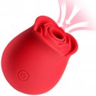 Perfect Rose Air Pulse Clitoral Stimulator Red Rechargeable