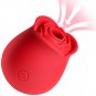 Perfect Rose Air Pulse Clitoral Stimulator Red Rechargeable