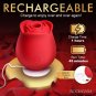 Perfect Rose Air Pulse Clitoral Stimulator Red Rechargeable