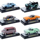 M2 Machines Auto-Thentics 6 Car Set Display Cases Release 110 LE 1/64 Diecast