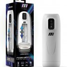 Blush M for Men Robo Bator Powered Vibrating Stroker - White