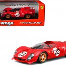 Ferrari 330 P4 #23 1967 Daytona Winner 1/24 Diecast Model Car by Bburago Ferrari 330 P4 #23 1967 Daytona Winner 1/24 Diecast Model Car by Bburago
