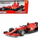 Ferrari SF21 #55 Carlos Sainz F1 Race Car 1/18 Diecast Model by Bburago Ferrari SF21 #55 Carlos Sainz F1 Race Car 1/18 Diecast Model by Bburago