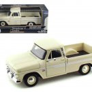 1966 Chevrolet C10 Fleetside Pickup Cream 1/24 Diecast Model by Motormax