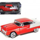 1955 Chevrolet Bel Air Red 1/24 Diecast Model Car by Motormax 1955 Chevrolet Bel Air Red 1/24 Diecast Model Car by Motormax
