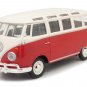 Volkswagen Van Samba Bus Red and White 1/25 Diecast Model by Maisto
