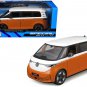 2023 Volkswagen ID. Buzz Van Orange White Special Edition 1/24 Diecast by Maisto