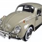 1966 Volkswagen Beetle Beige 1/24 Diecast Model Car by Motormax